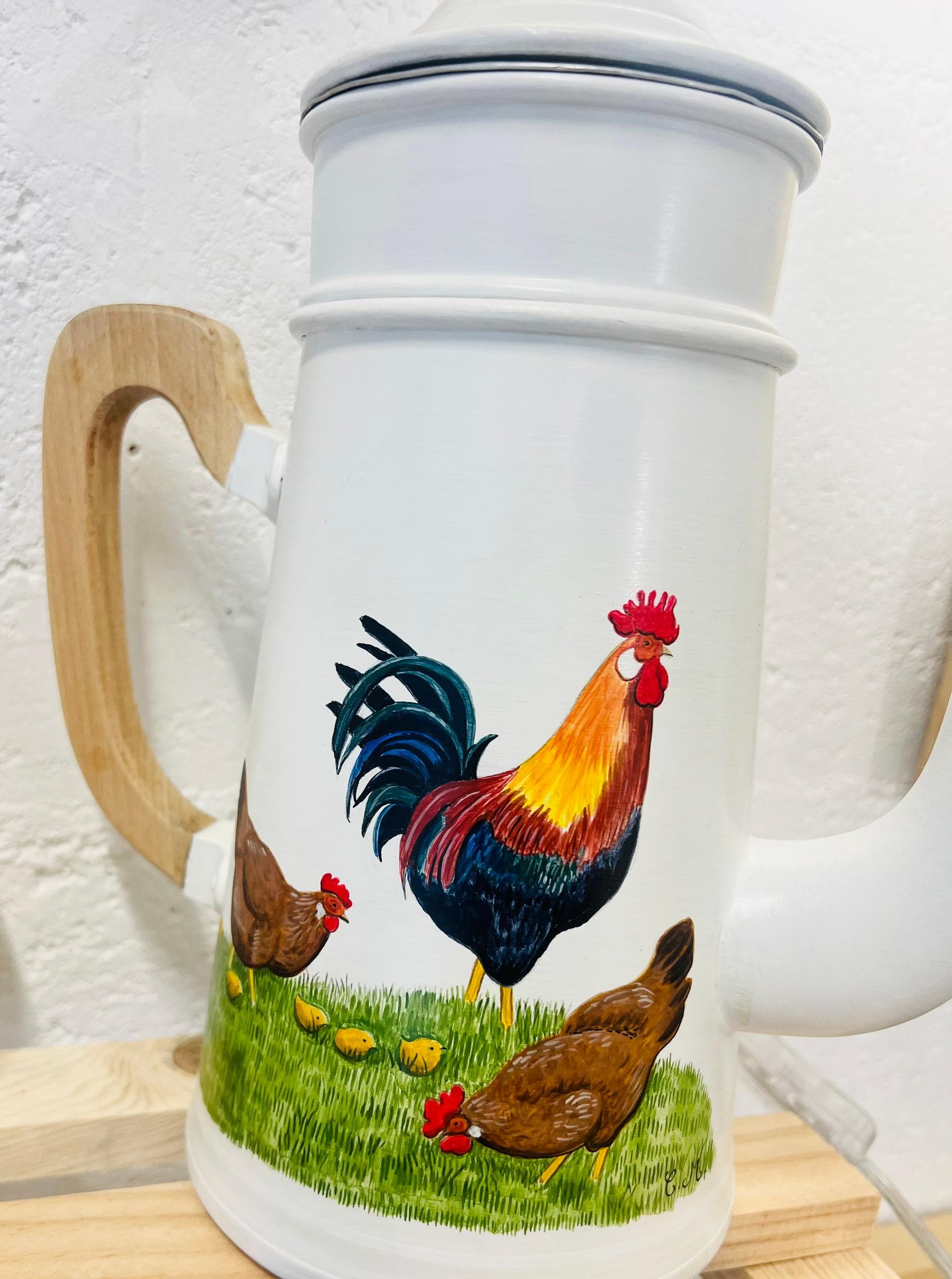 Cafetière ancienne Basse-cour miniature 2