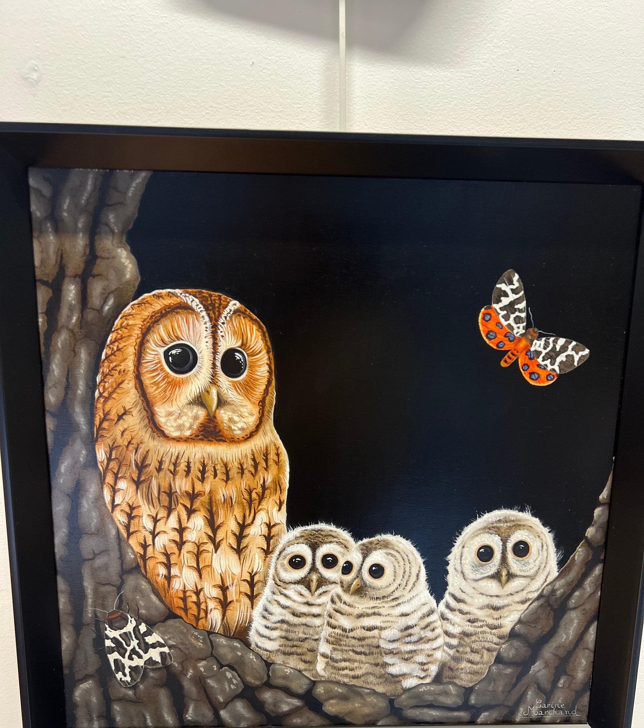 Famille hulotte miniature 2