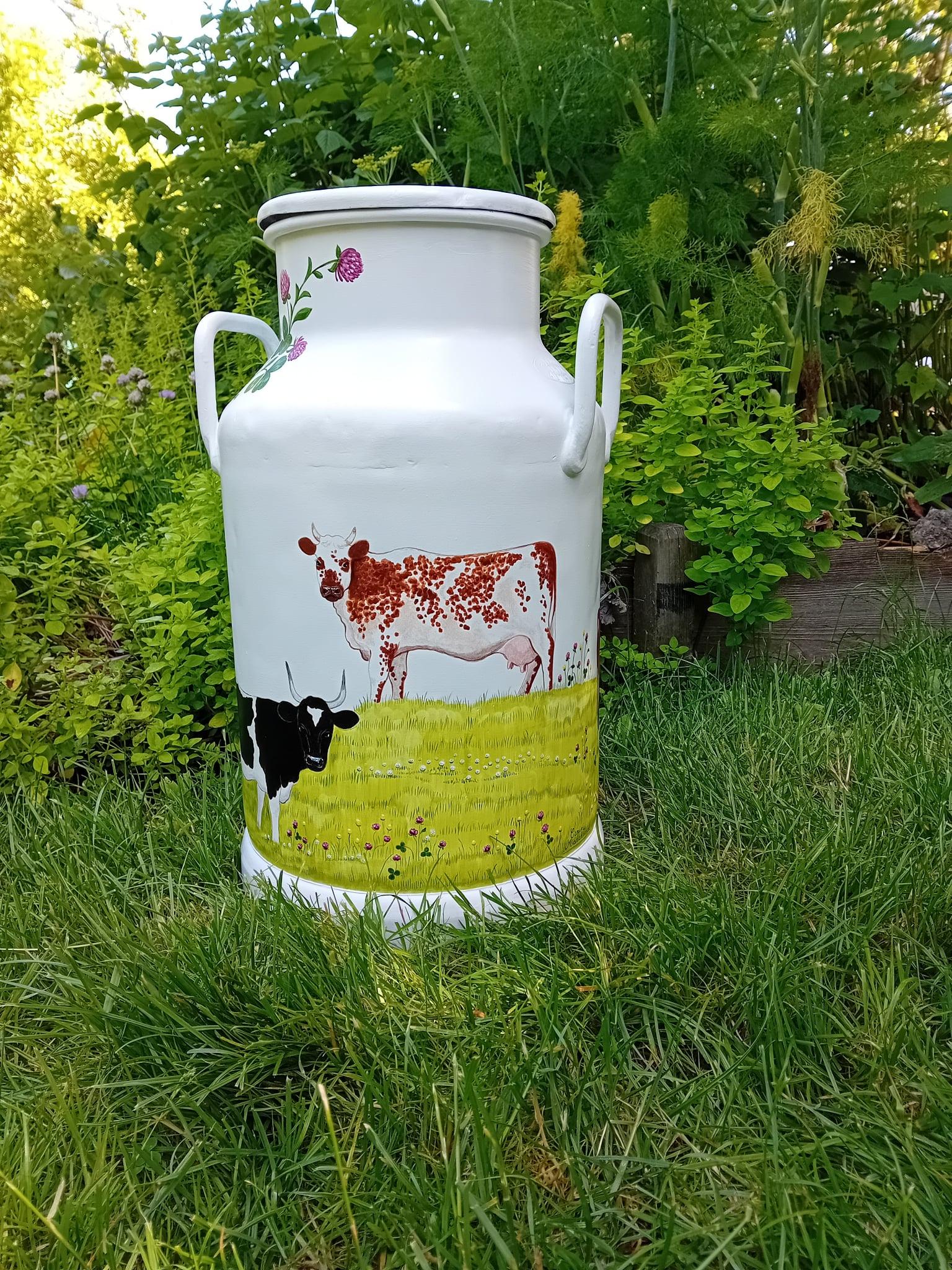 Pot à lait Vaches au pré - photo 1